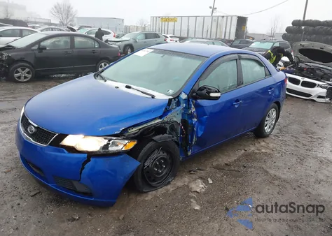 2010 Kia Forte Ex from USA, damaged, VIN KNAFU4A28A5298224